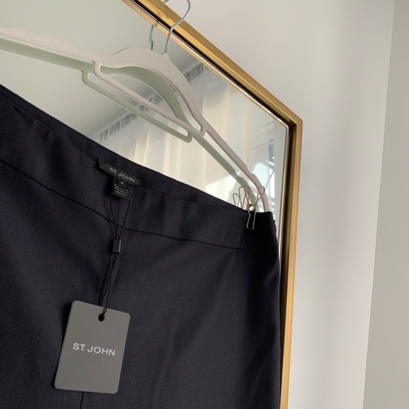 St. John Pants - St John $595 NWT Navy Pants 16